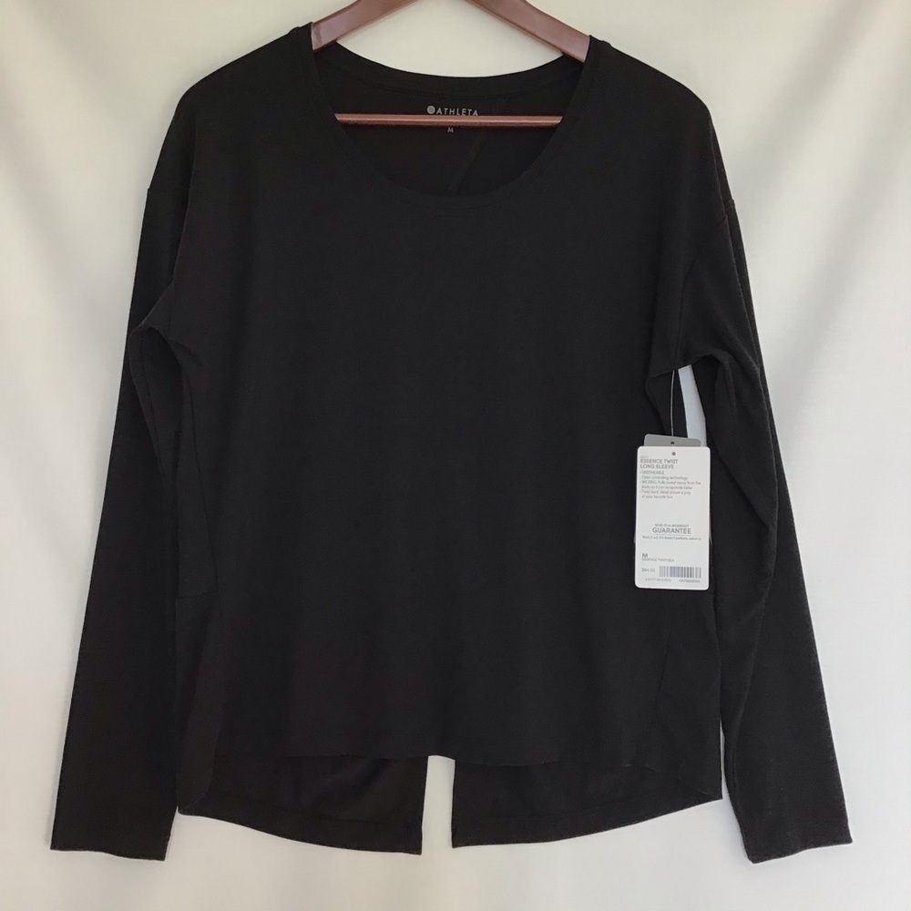 SOLD Athleta Essence twist back long sleeve tee - Picture 2 of 3